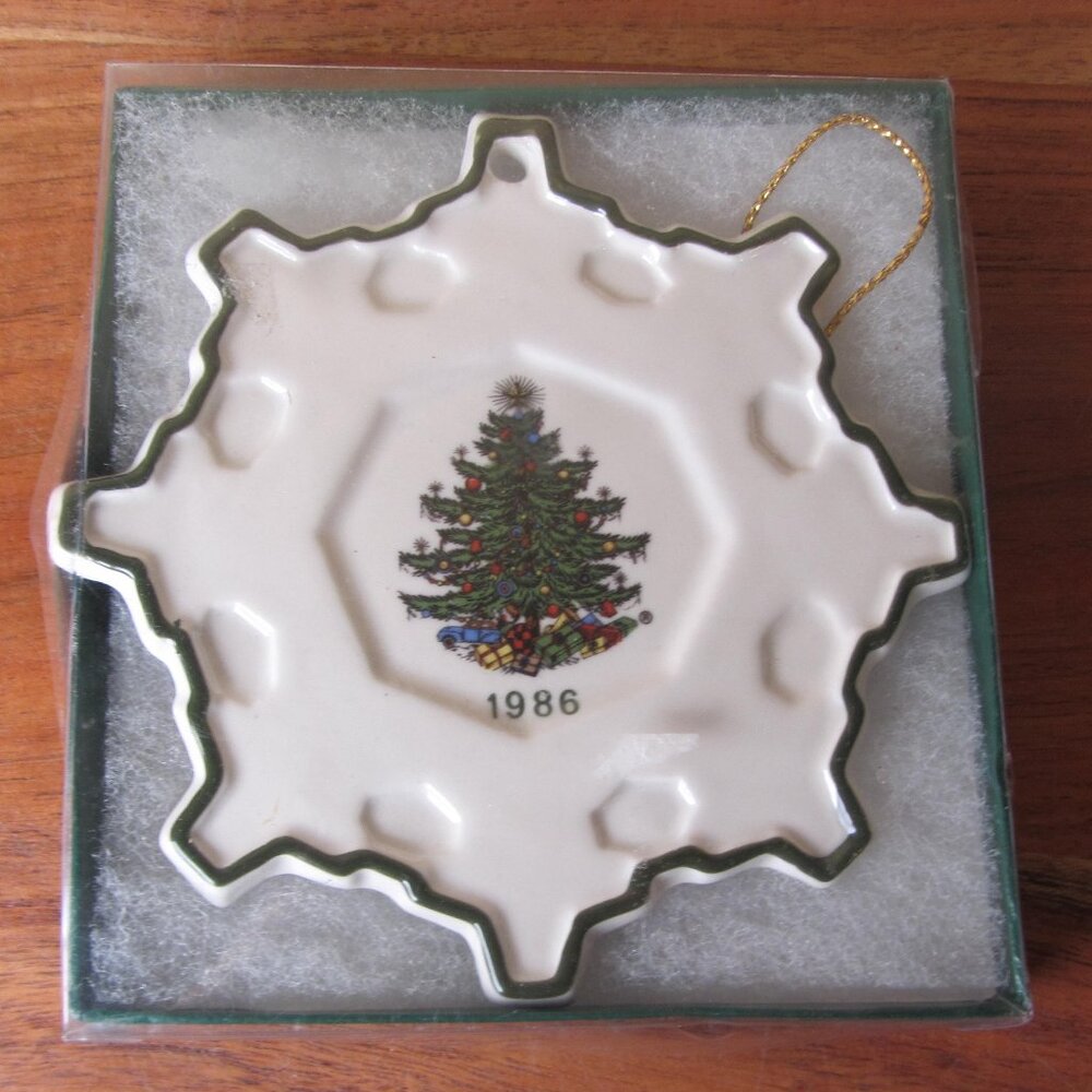 3 for $40 - cuthbertson england christmas ornament 1984 NIB (W6184)
